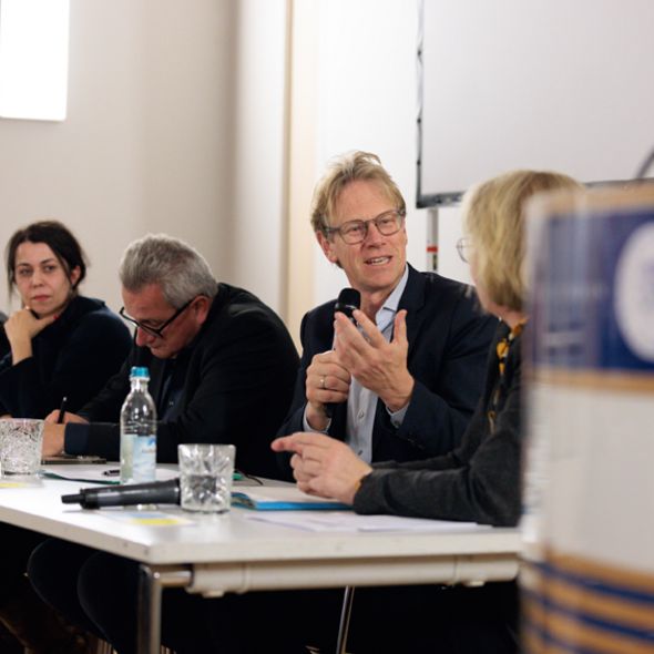 Stefanie Middendorf, Jens-Christian Wagner, Frank Bösch und Maria Bering (v.l.), © SBG, Philipp Plum